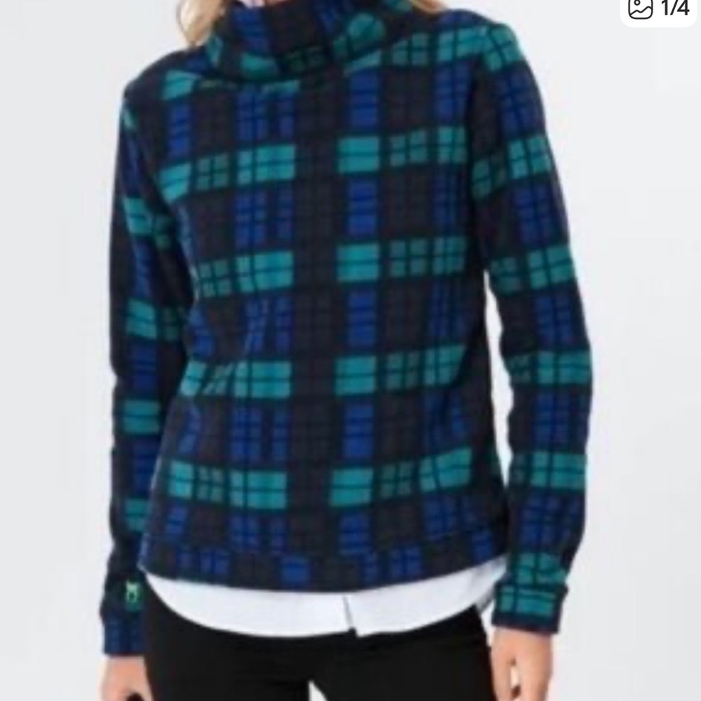 Dudley Stephens park slope blackwatch plaid fleece